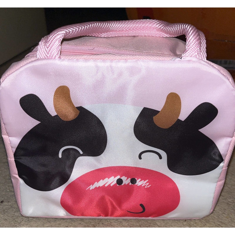 Cartoon Cute Animal Insulation Lunch Box Bag - New - Cow